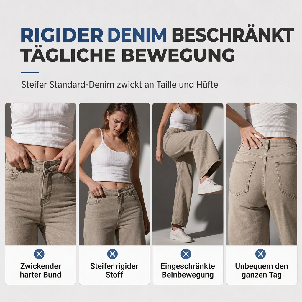 ✨ Wide-Leg Jeans Damen