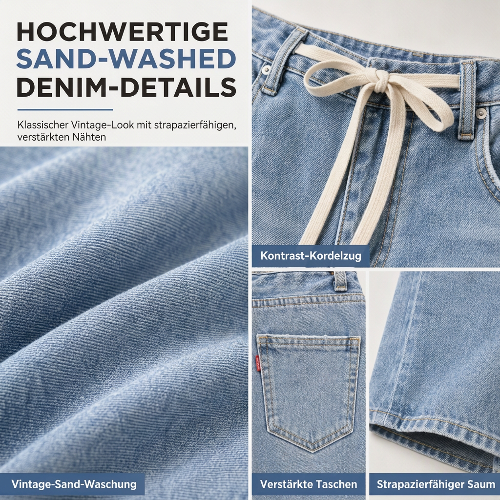 ✨ Wide-Leg Jeans Damen