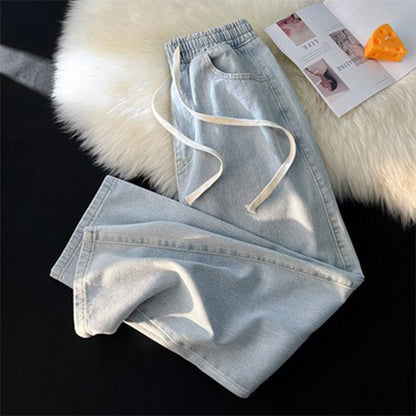 👖 Damen Jeans warm gefüttert gerades Bein