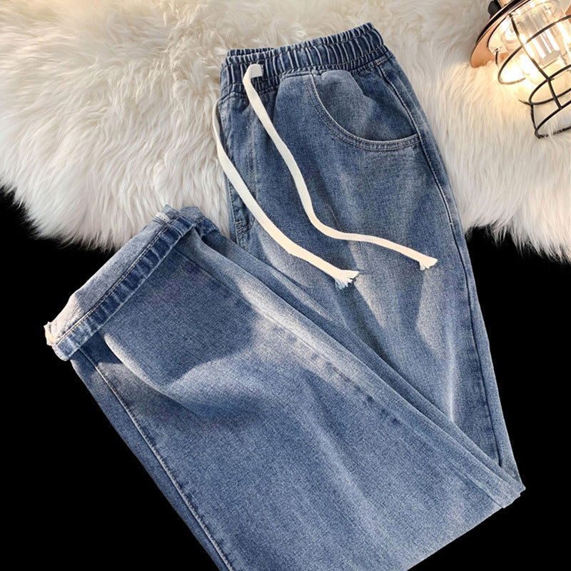 👖 Damen Jeans warm gefüttert gerades Bein