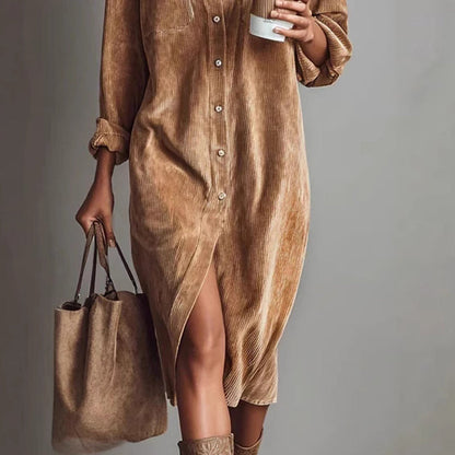 Lässiges Fashion-Hemdkleid für Damen