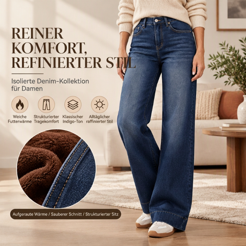 👖 Damen Thermo-Jeans High Waist