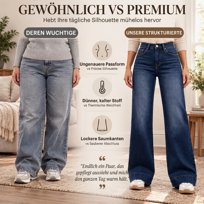 👖 Damen Thermo-Jeans High Waist