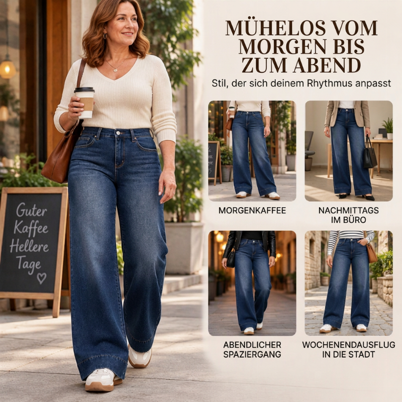 👖 Damen Thermo-Jeans High Waist