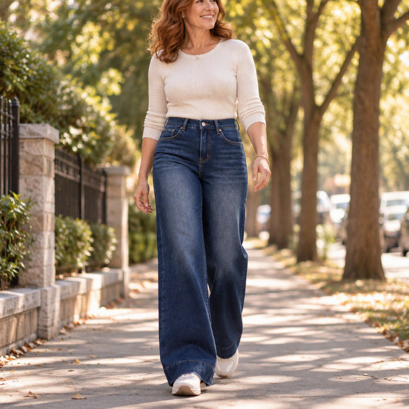 👖 Damen Thermo-Jeans High Waist