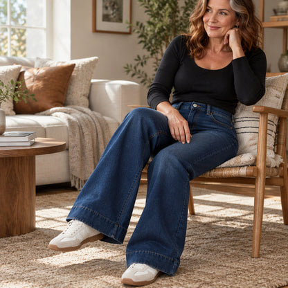 👖 Damen Thermo-Jeans High Waist