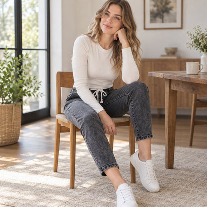 👖 Damen Jeans elastischer Bund