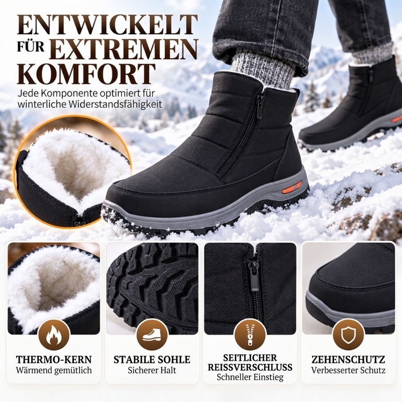 👢 Herren wasserdichte Schneestiefel