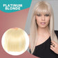 Bezšvové 3D predlžovanie vlasov Clip-In Bangs