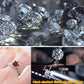 Šťastný 3 karátový diamantový prsteň