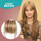 Bezšvové 3D predlžovanie vlasov Clip-In Bangs